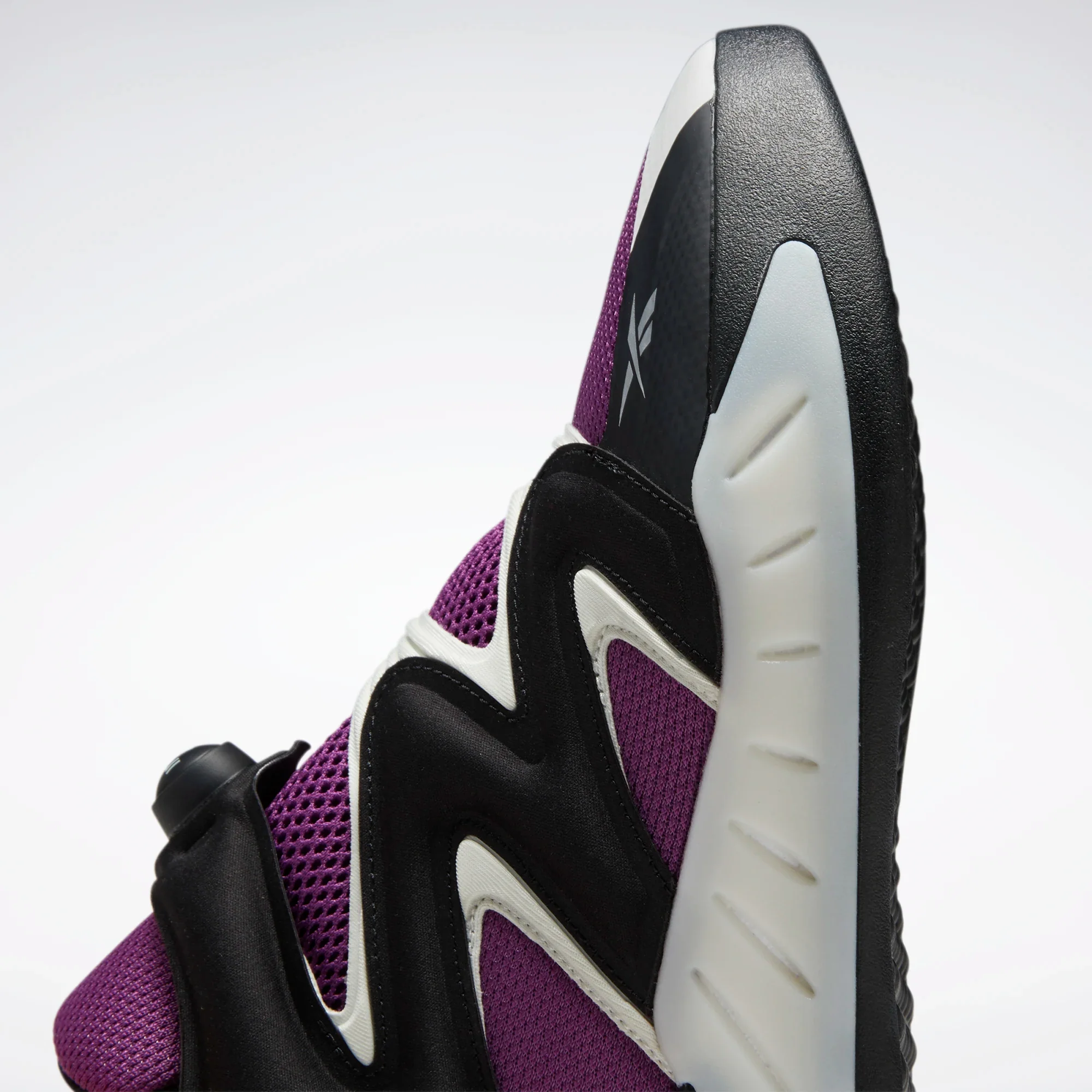 Reebok Men's Instapump Fury Zone Shoes - Aubergine / Pure Grey 1 / Core Black - Image 8