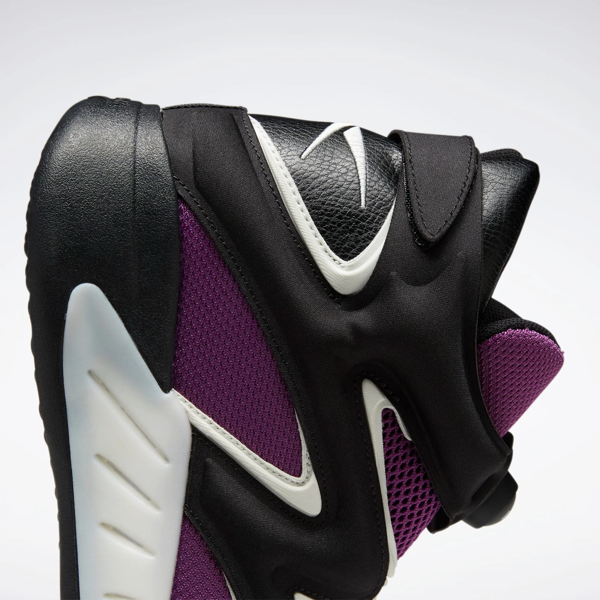 Reebok Men's Instapump Fury Zone Shoes - Aubergine / Pure Grey 1 / Core Black - Image 9
