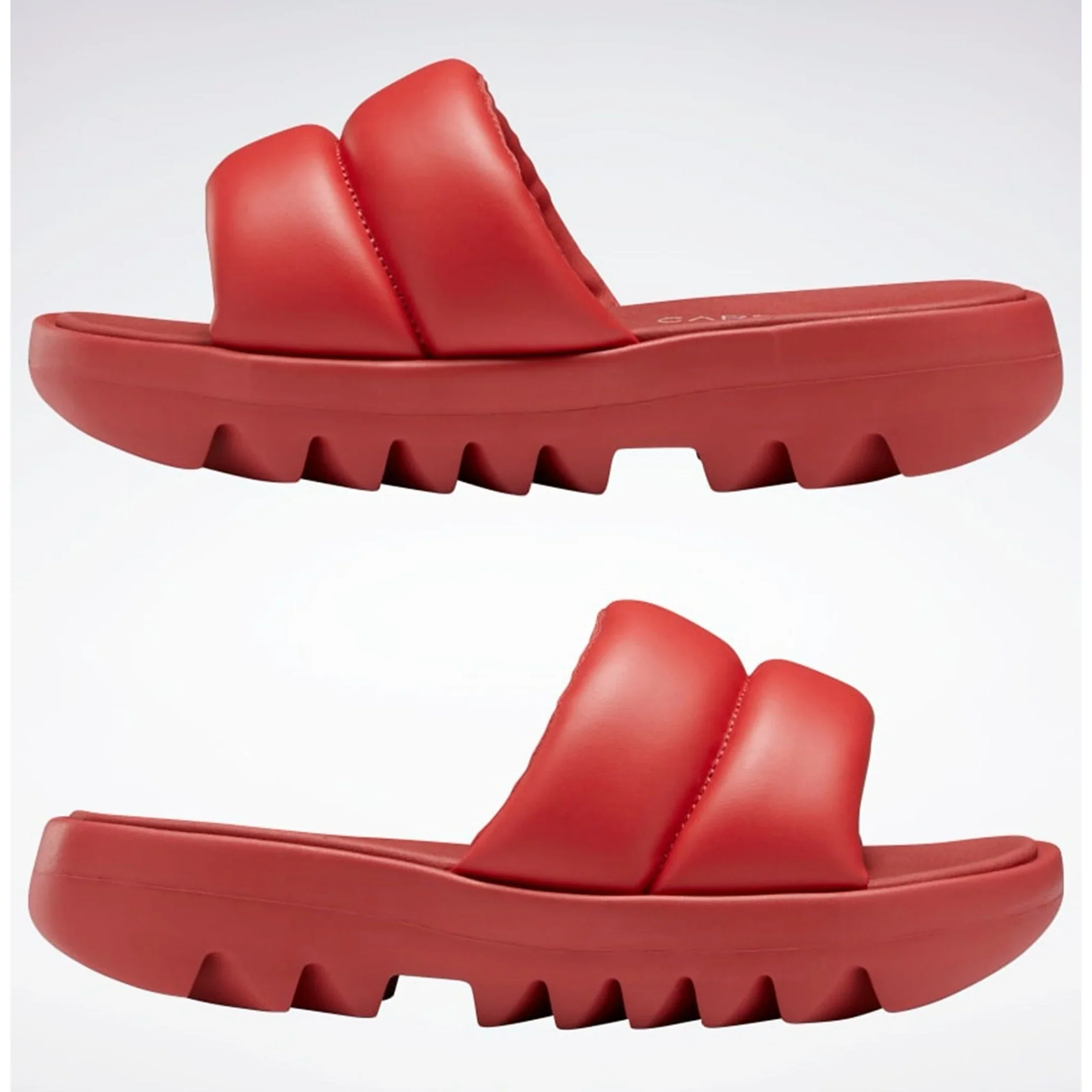 Reebok Women's Cardi B Slides - Mars Red - Image 10