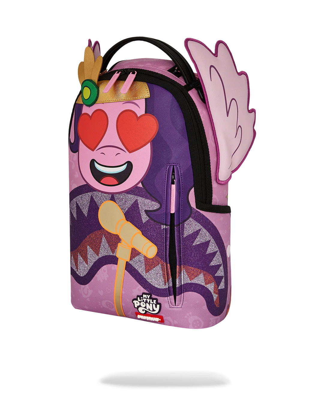 Spraygound My Little Pony Winged Royalty Mini Backpack - Pink / Purple - Image 3