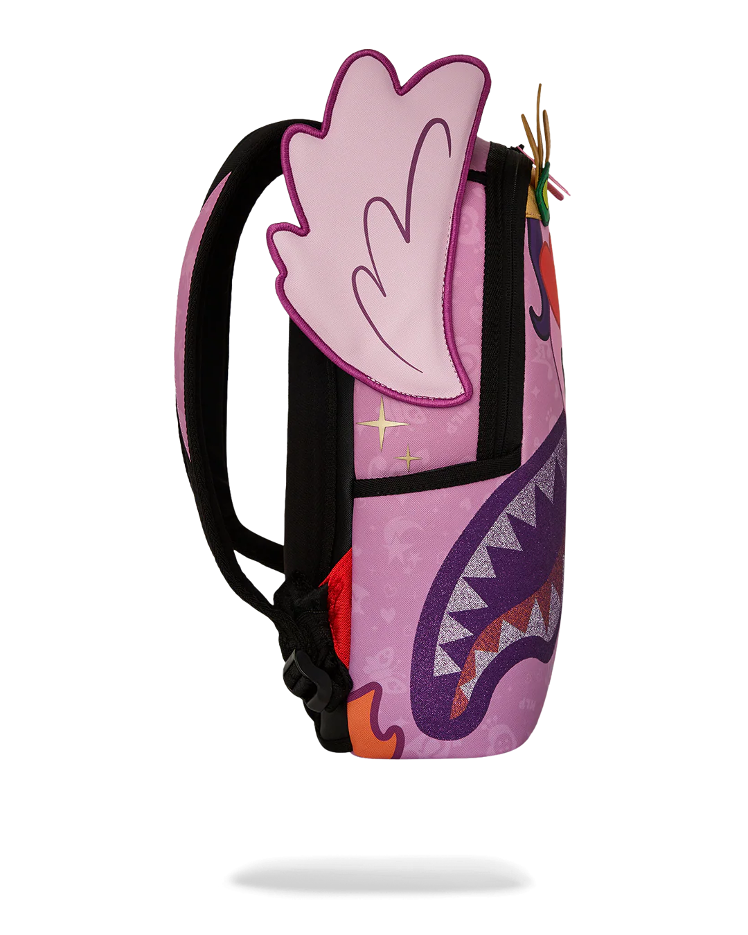 Spraygound My Little Pony Winged Royalty Mini Backpack - Pink / Purple - Image 4