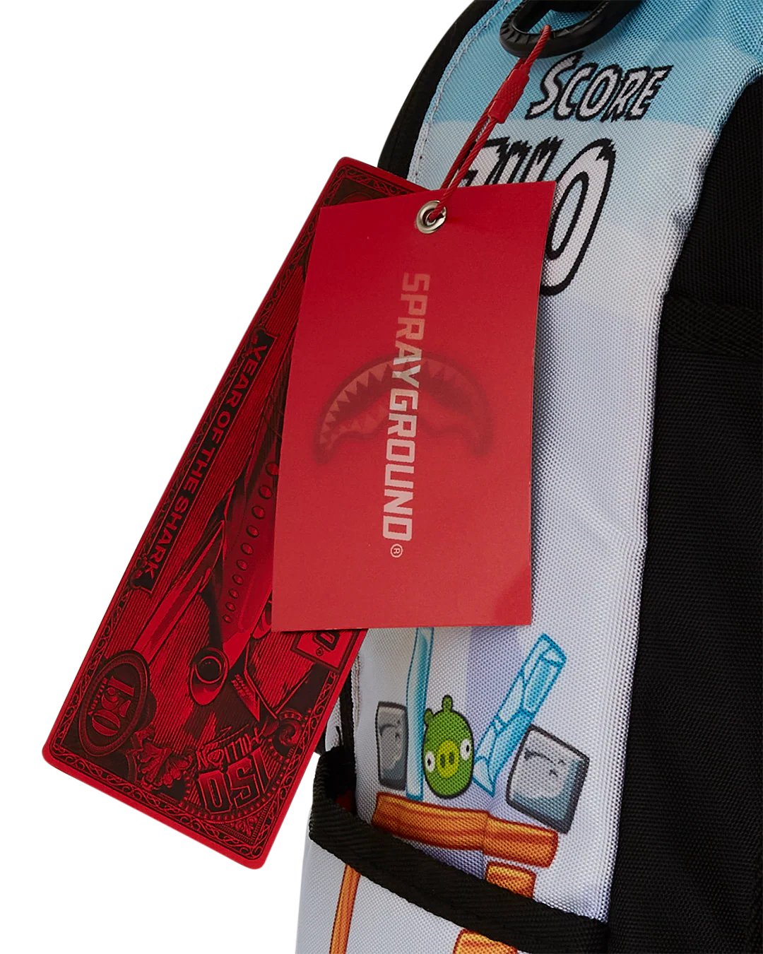 Sprayground Angry Birds Shark Defense Backpack Bag - Image 10