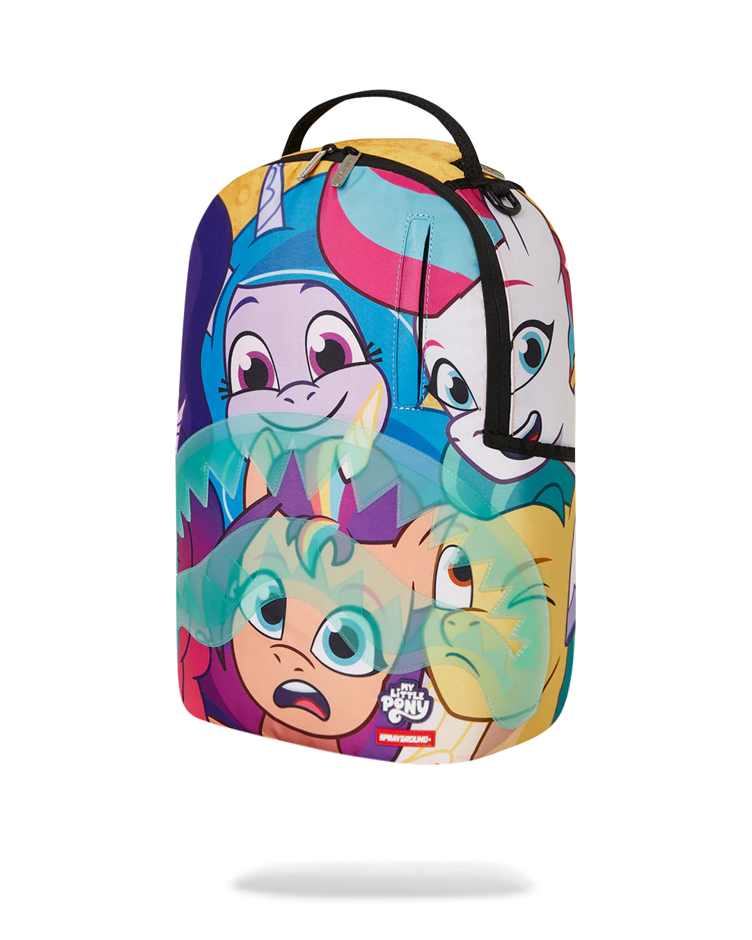 Sprayground My Little Pony Party DLXR Backpack - Blue / Pink / Yellow - Image 5