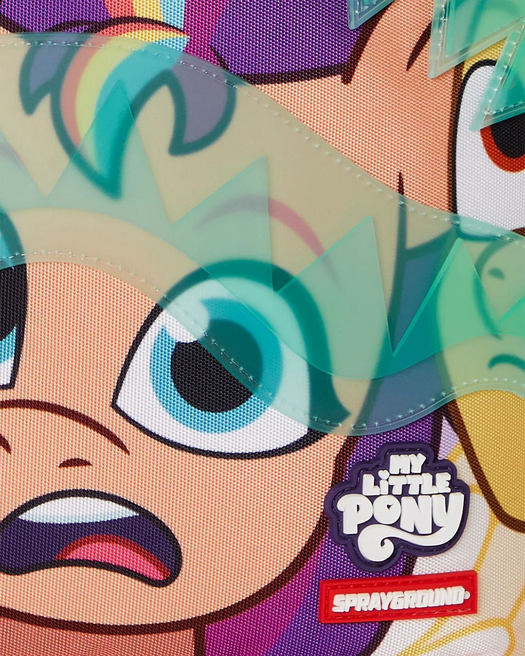 Sprayground My Little Pony Party DLXR Backpack - Blue / Pink / Yellow - Image 9