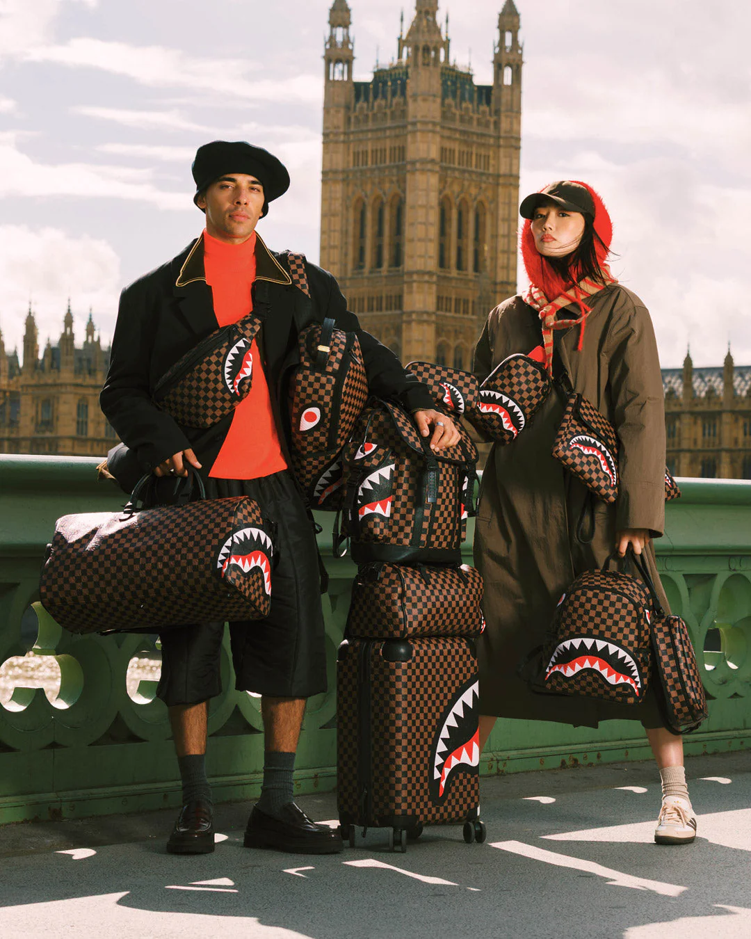 Sprayground The Private Jet Shark Club Duffle Bag - Image 6