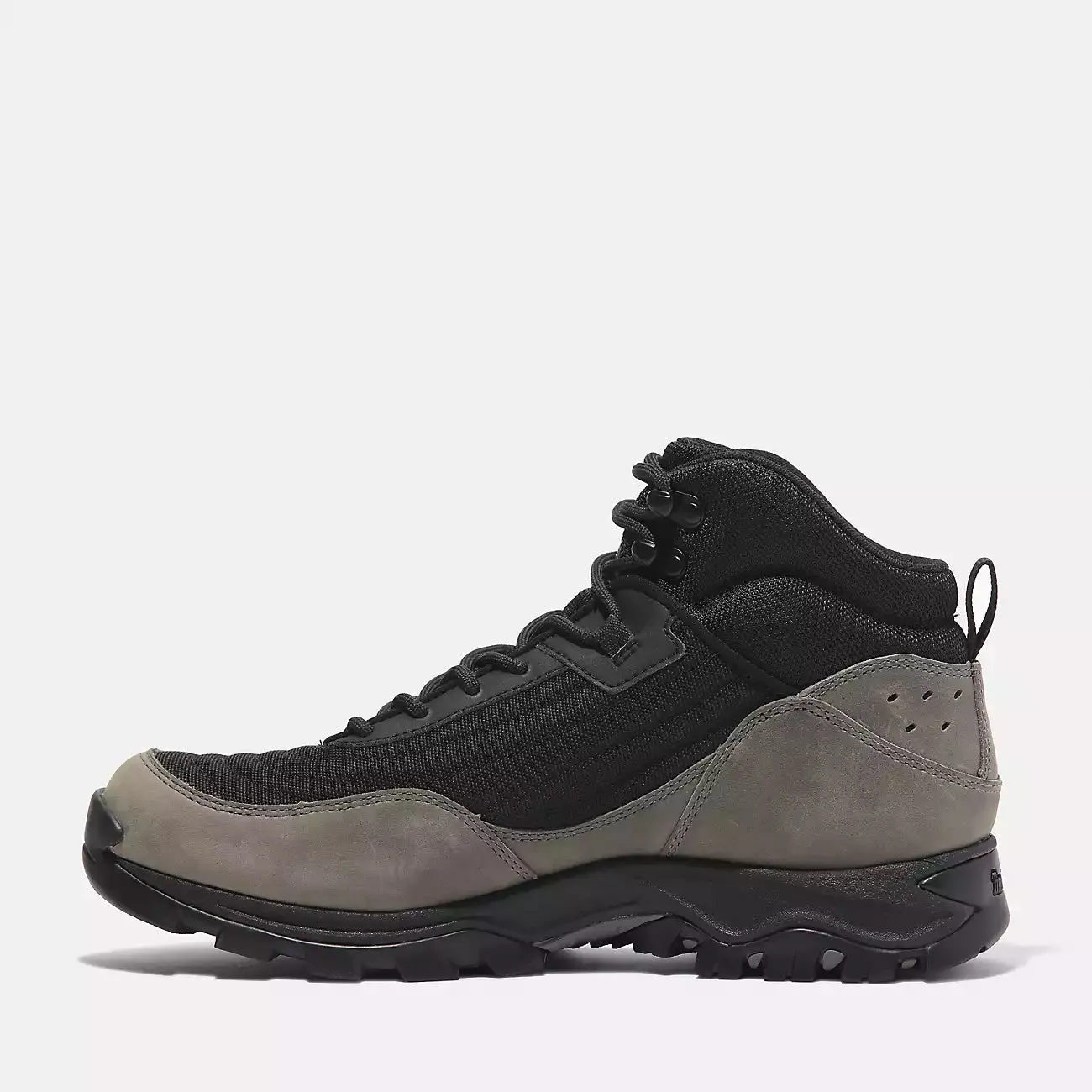 Timberland Men's Mt. Maddsen Mid Lace-Up Waterproof Hiking Boot Shoes - Black Mesh / Grey - Image 3