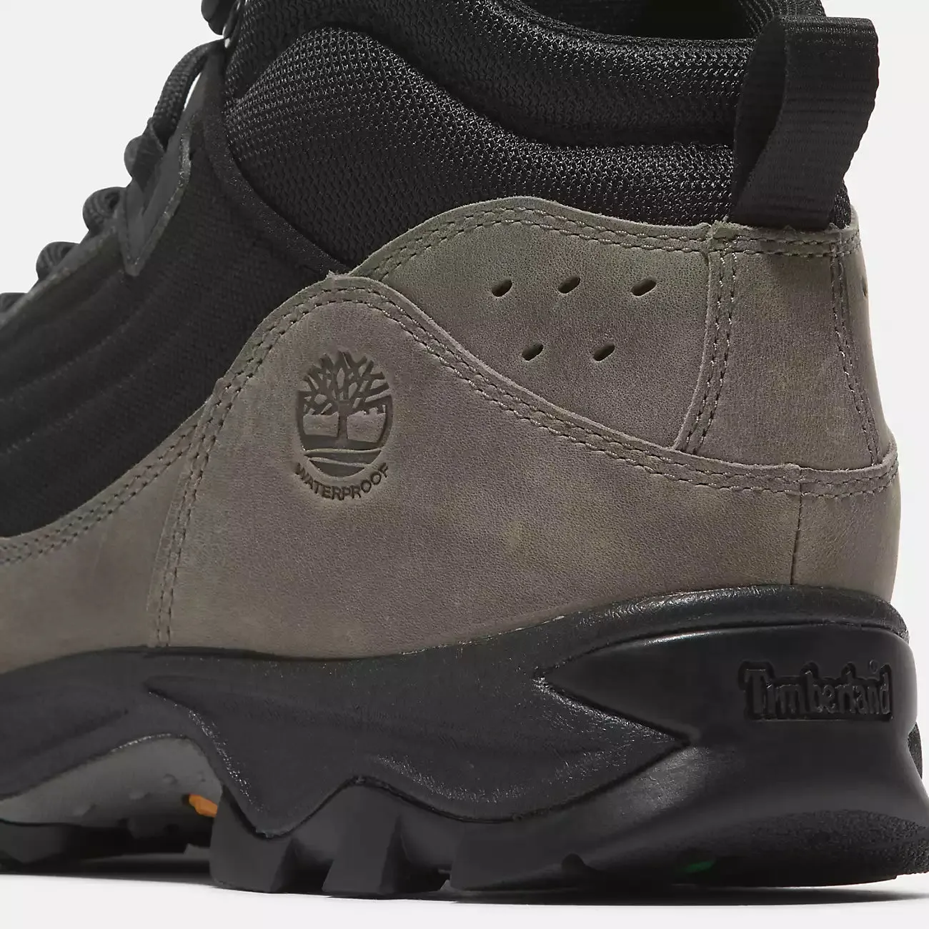 Timberland Men's Mt. Maddsen Mid Lace-Up Waterproof Hiking Boot Shoes - Black Mesh / Grey - Image 7