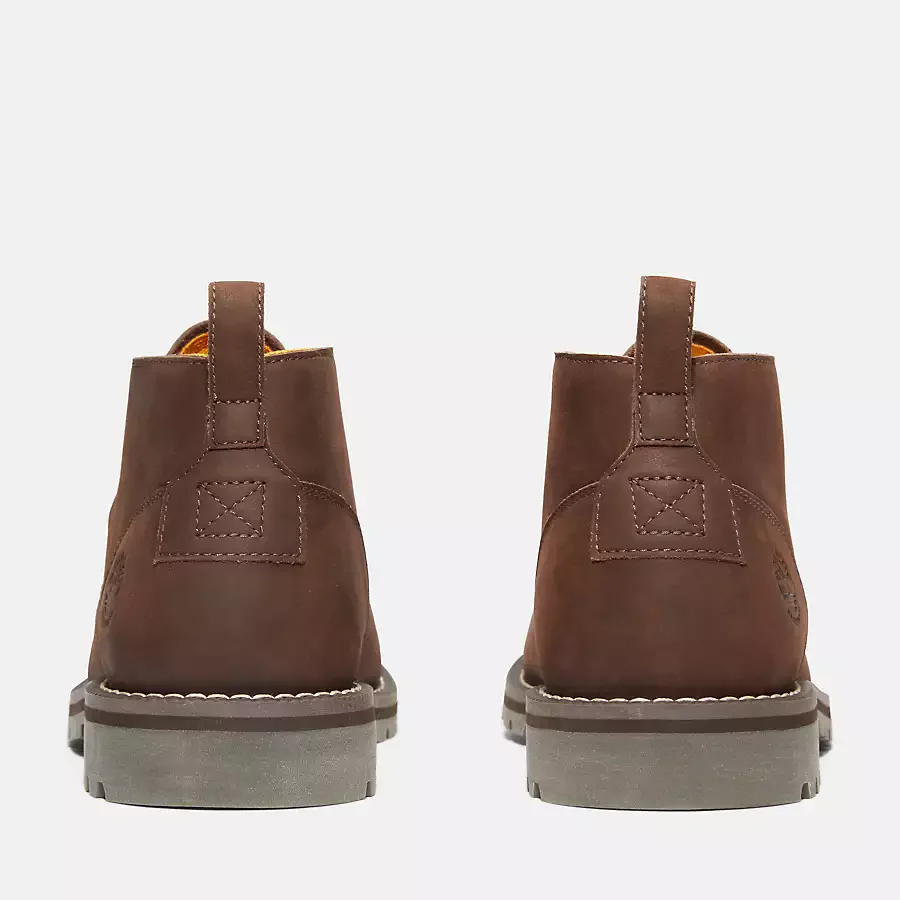 Timberland Men's Redwood Falls Waterproof Chukka Boot Shoes - Dark Brown Full Grain - Image 6
