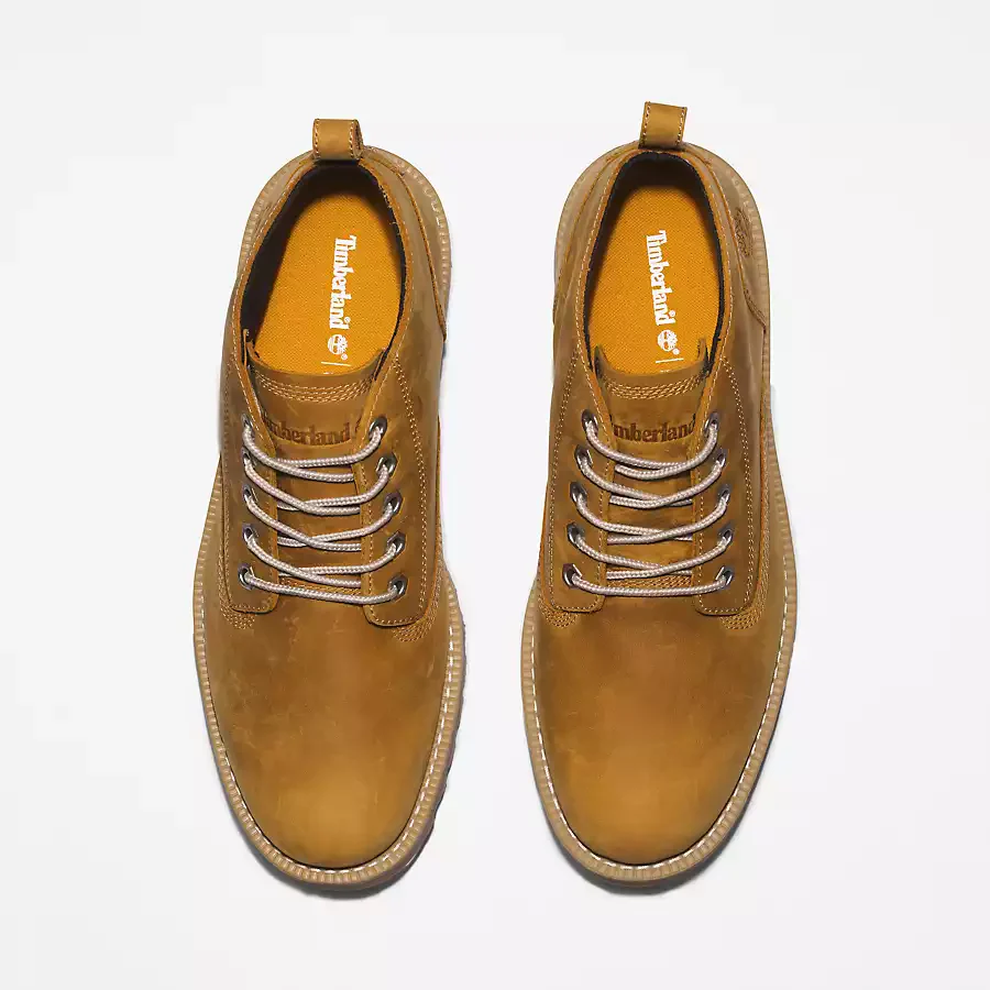 Timberland Men's Redwood Falls Waterproof Chukka Boot Shoes - Wheat Full Grain - Image 3
