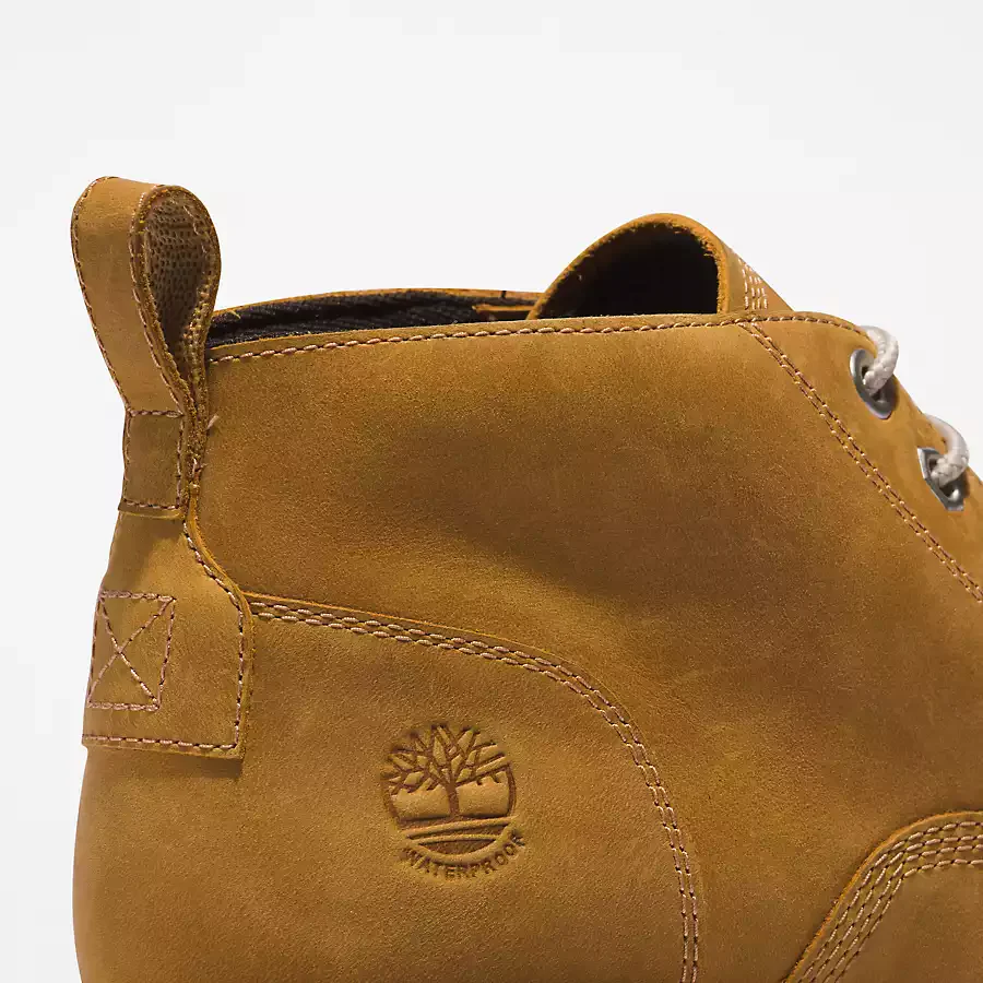 Timberland Men's Redwood Falls Waterproof Chukka Boot Shoes - Wheat Full Grain - Image 8
