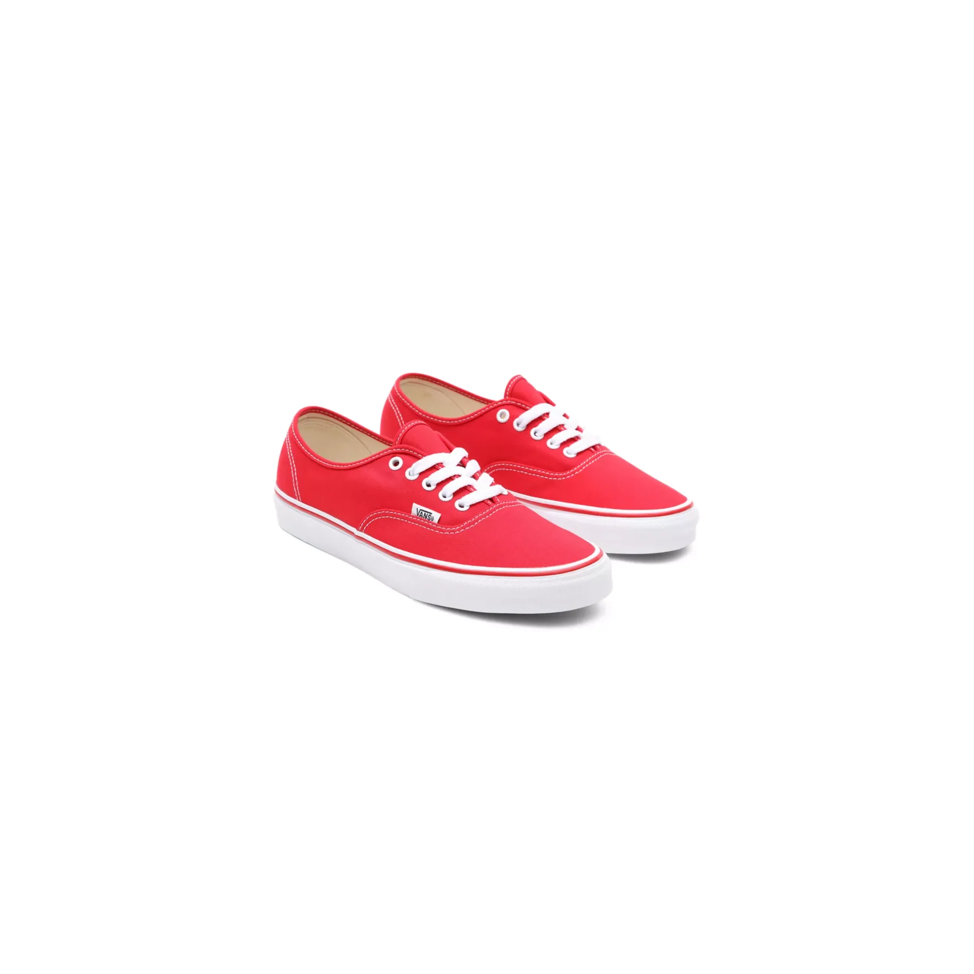 Vans Unisex Authentic Shoes - Red - Image 2