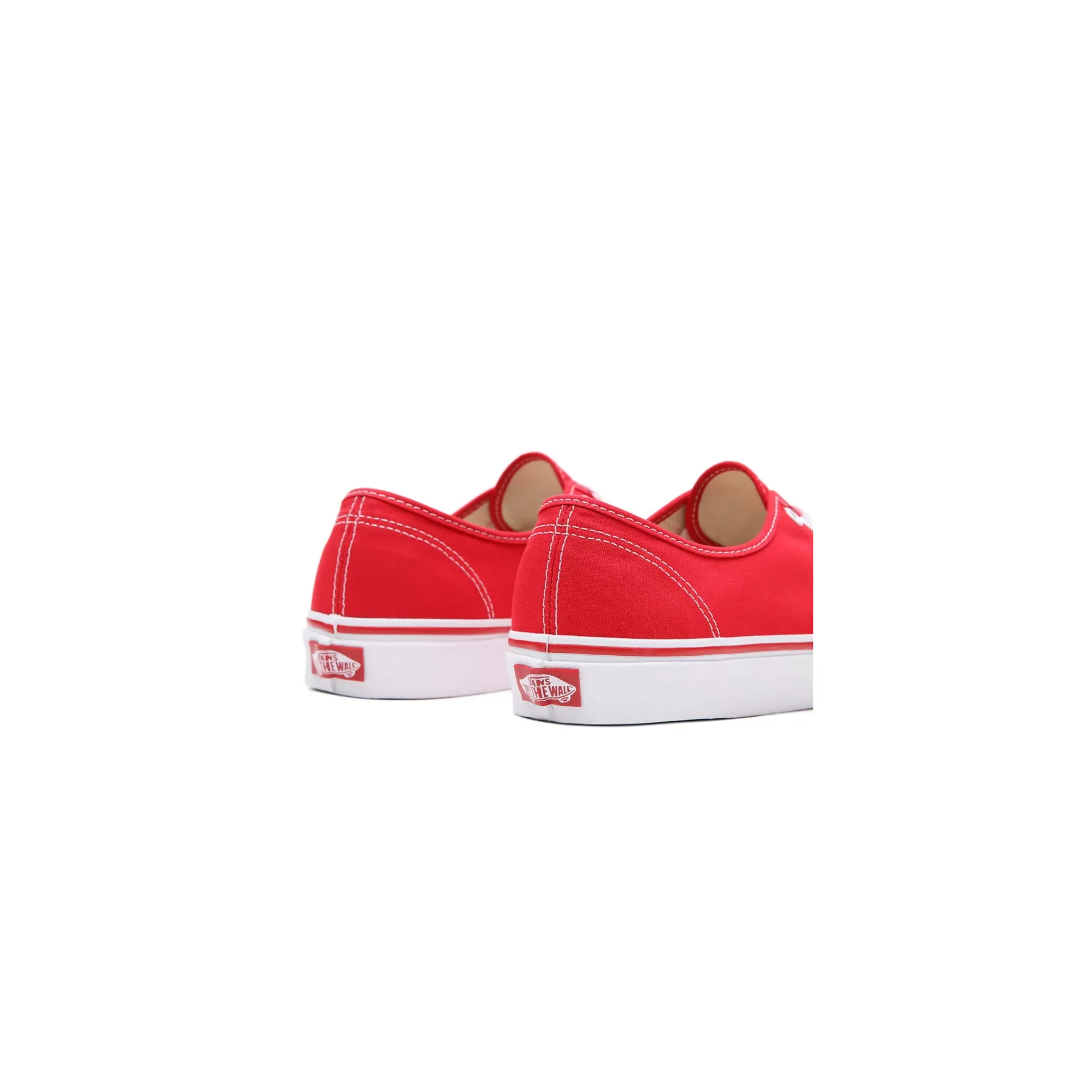Vans Unisex Authentic Shoes - Red - Image 7