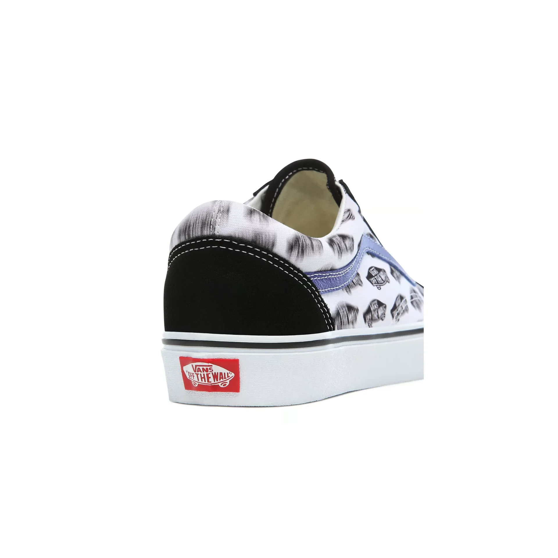 Vans Unisex Blur Boards Old Skool Shoes - Black / Royal Blue - Image 7
