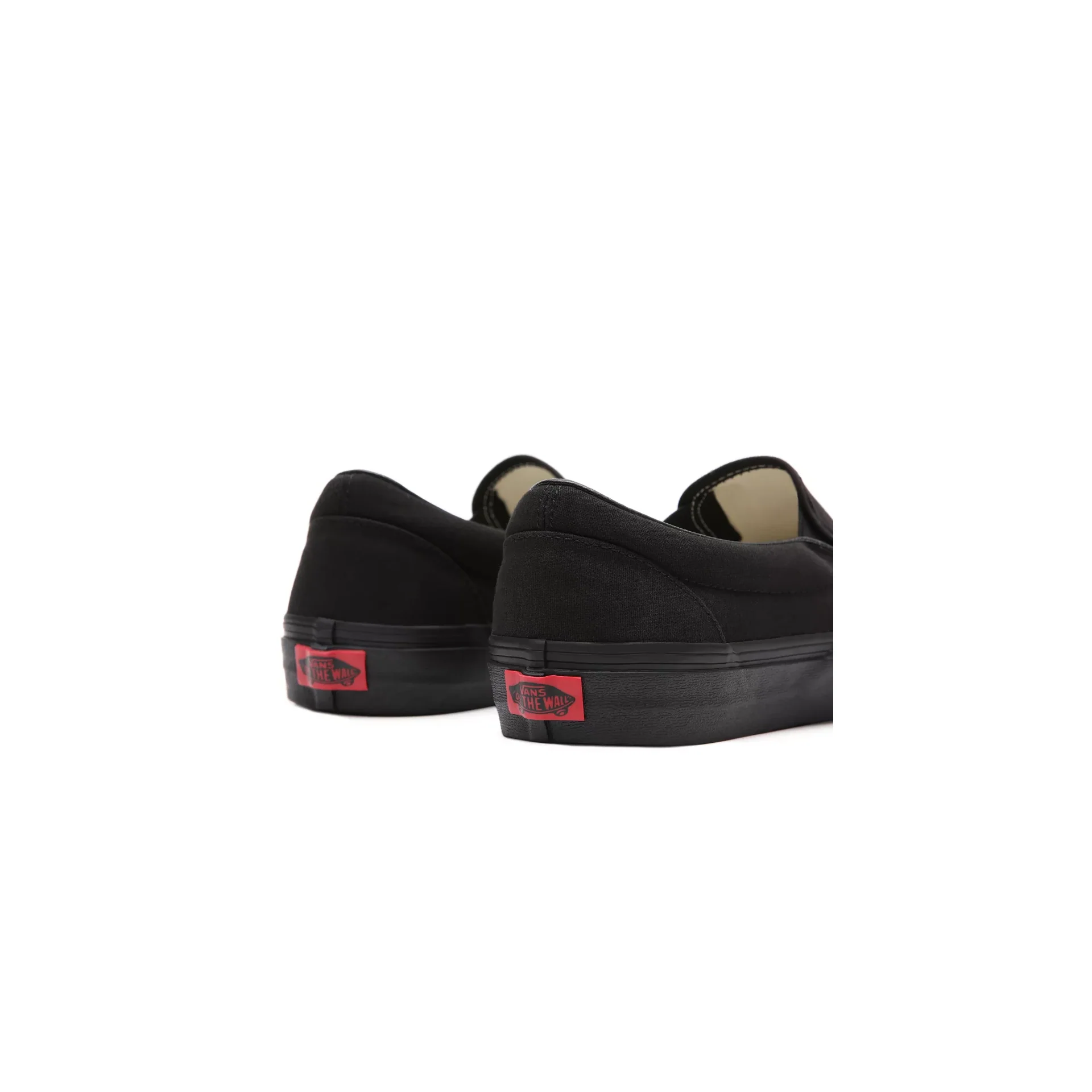 Vans Unisex Classic Slip On Shoes - All Black - Image 8