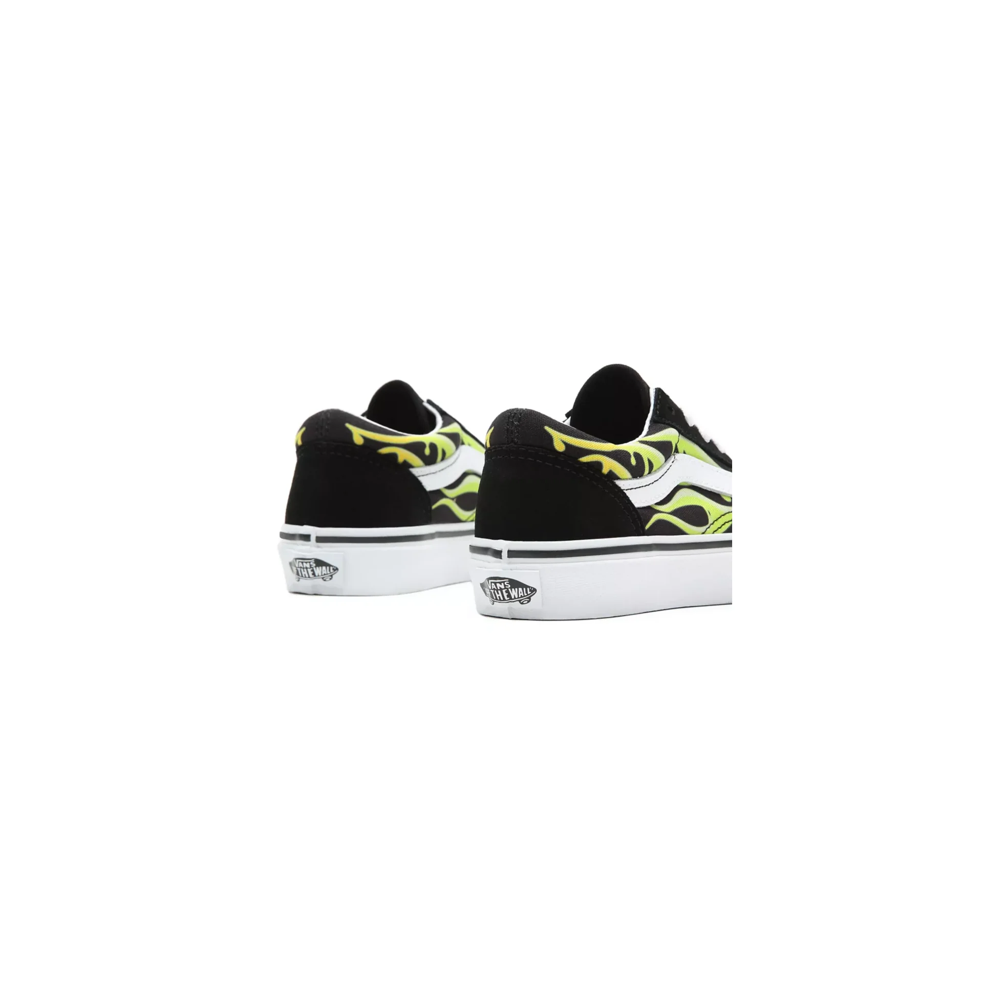 Vans Kids' Slime Flame Old Skool Shoes - Black / True White - Image 6