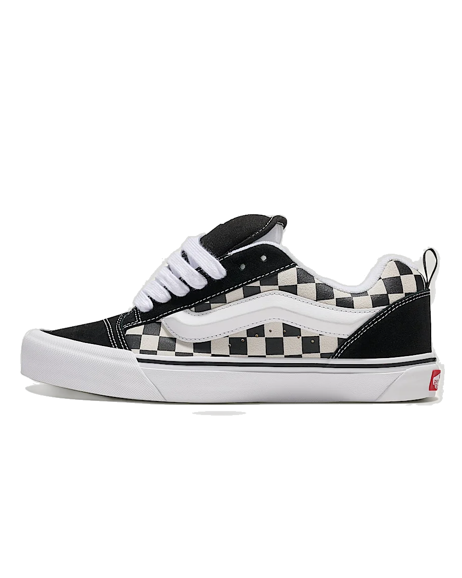 Vans Men's Knu Skool Shoes - Black / White - Image 3