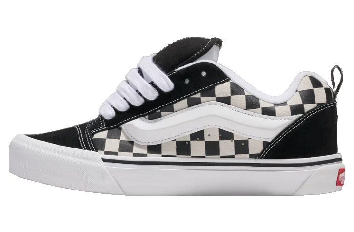 Vans Men's Knu Skool Shoes - Black / White - Image 5