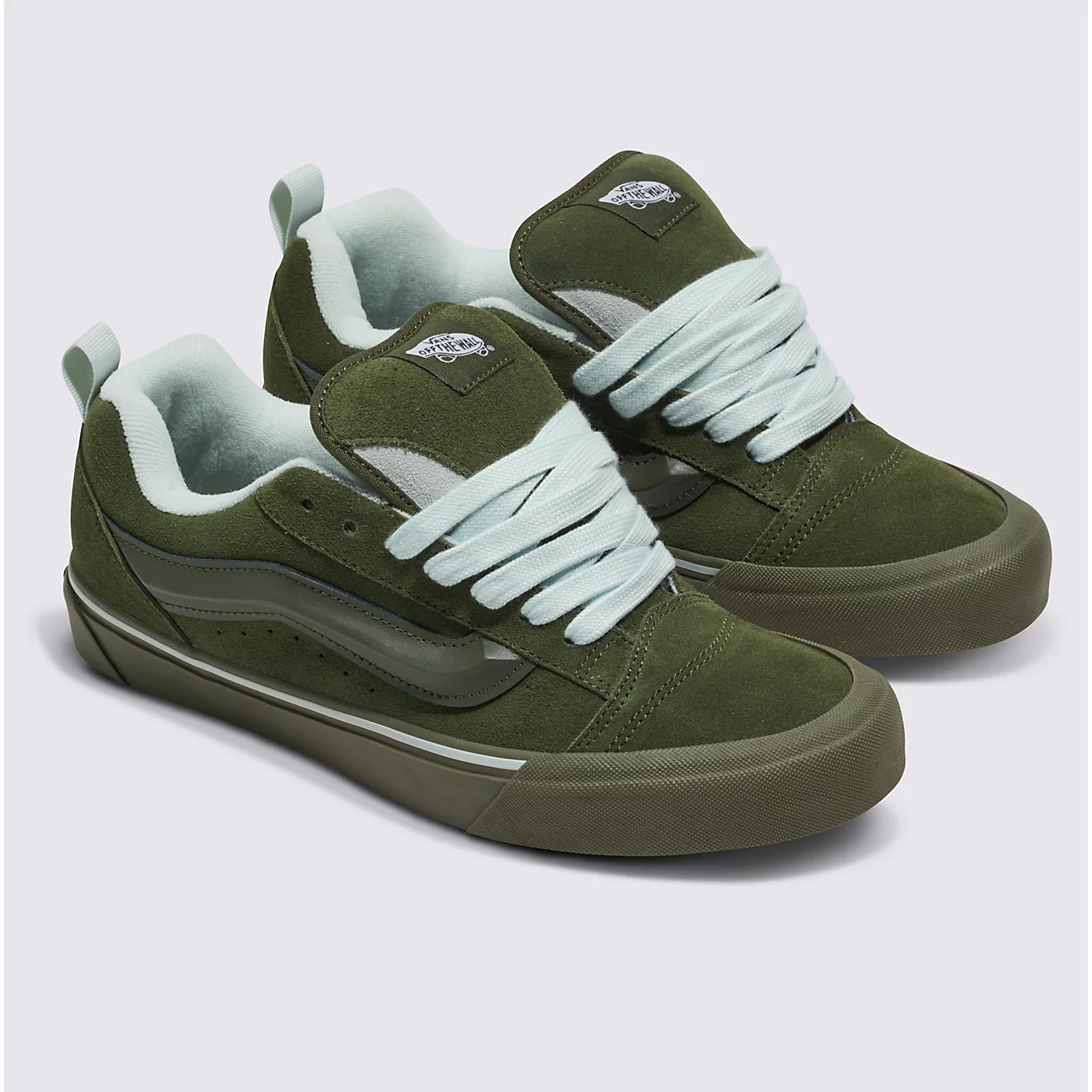 Vans Men's Knu Skool Utility Mono Shoes - Olive - Image 2