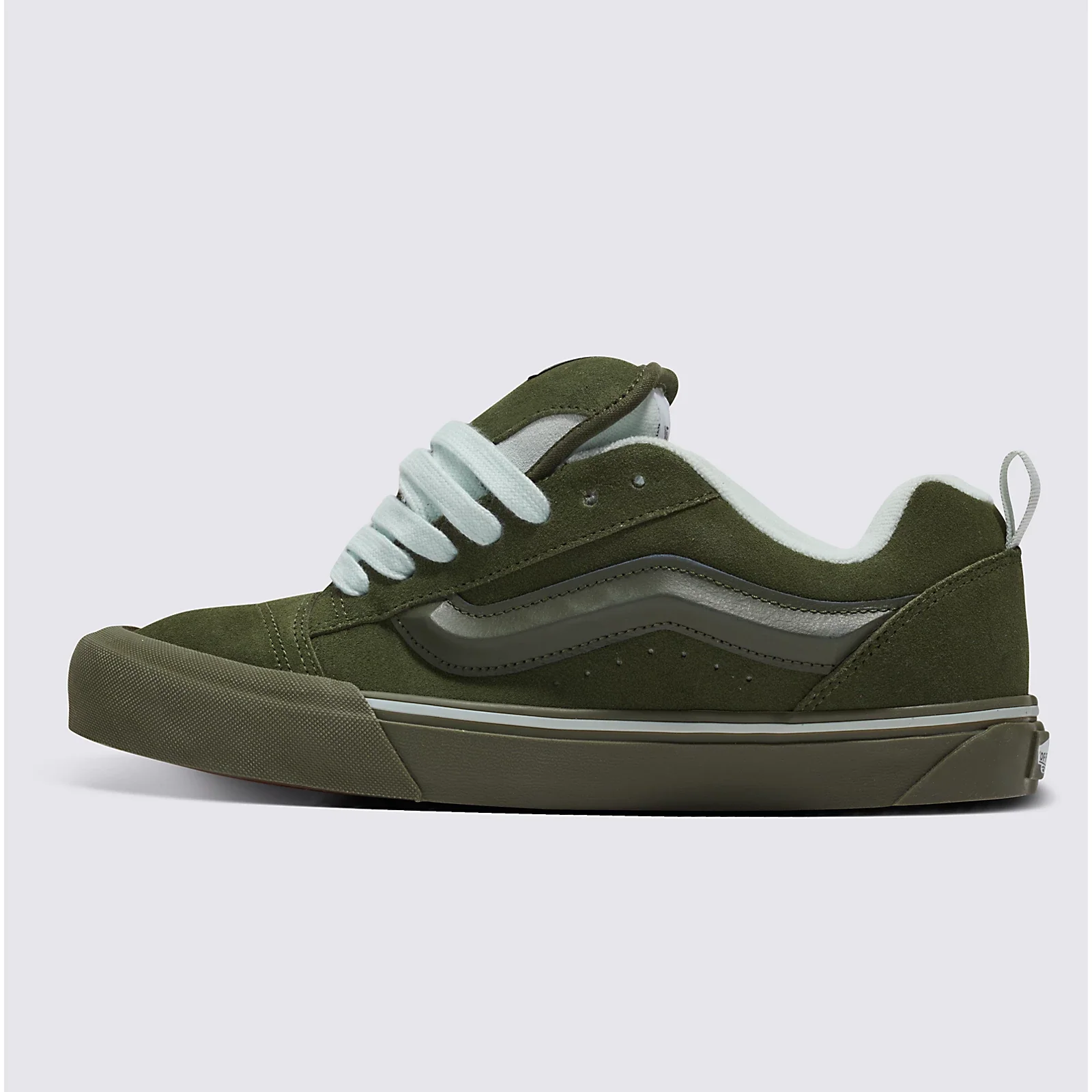 Vans Men's Knu Skool Utility Mono Shoes - Olive - Image 3