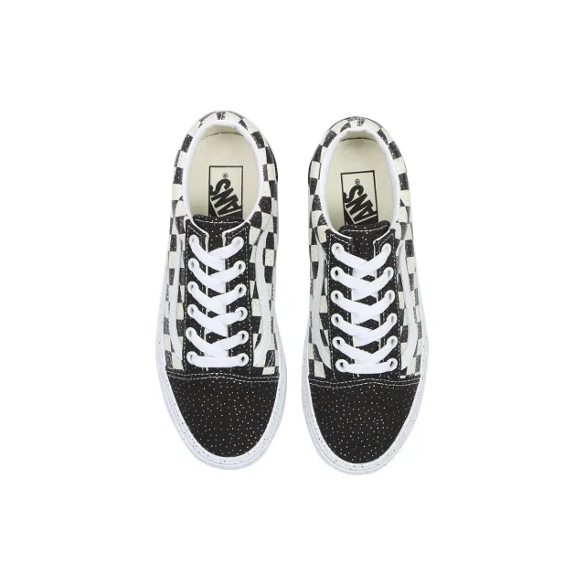 Vans Unisex Old Skool Confetti Shoes - Black / True White - Image 6