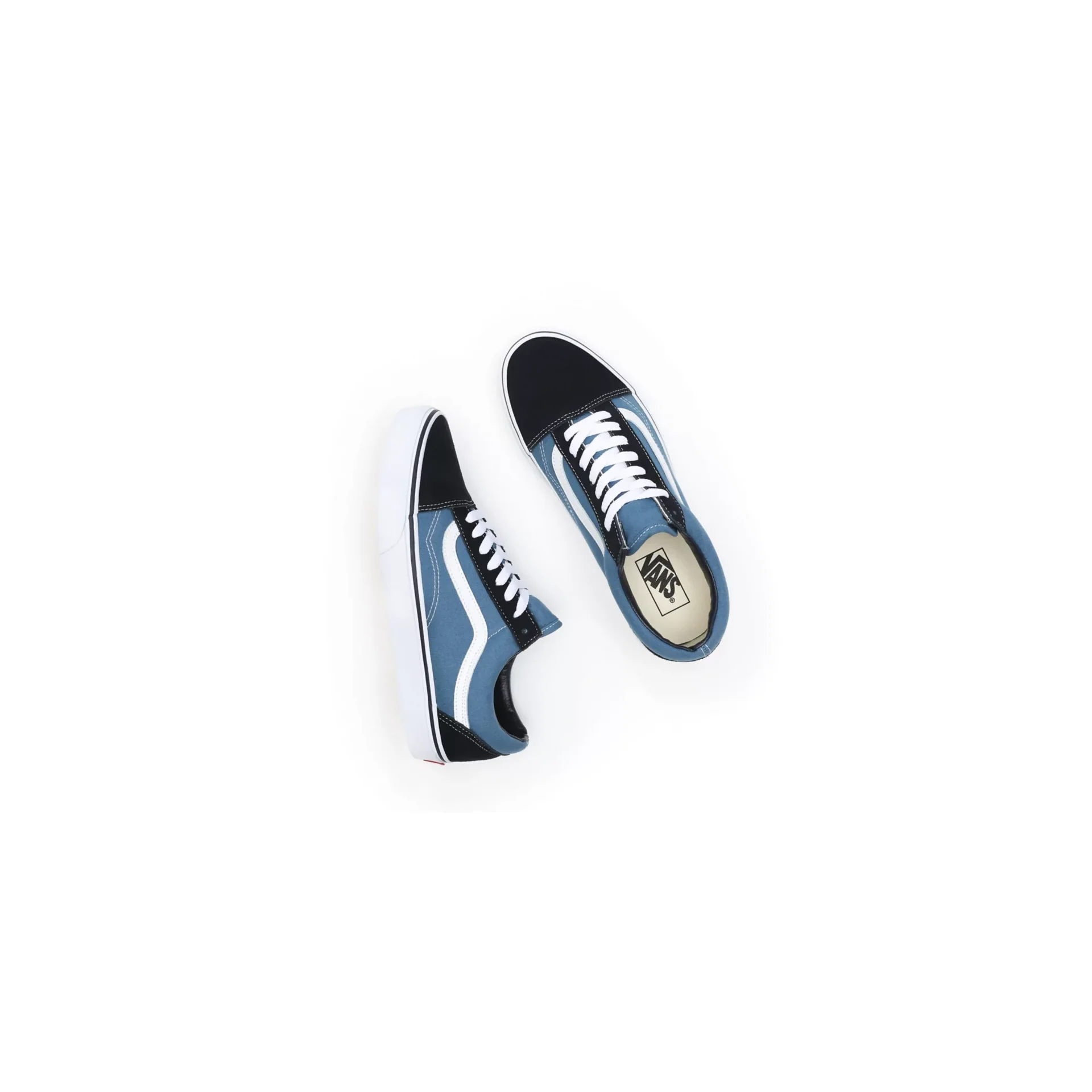 Vans Unisex Old Skool Shoes - Navy - Image 3