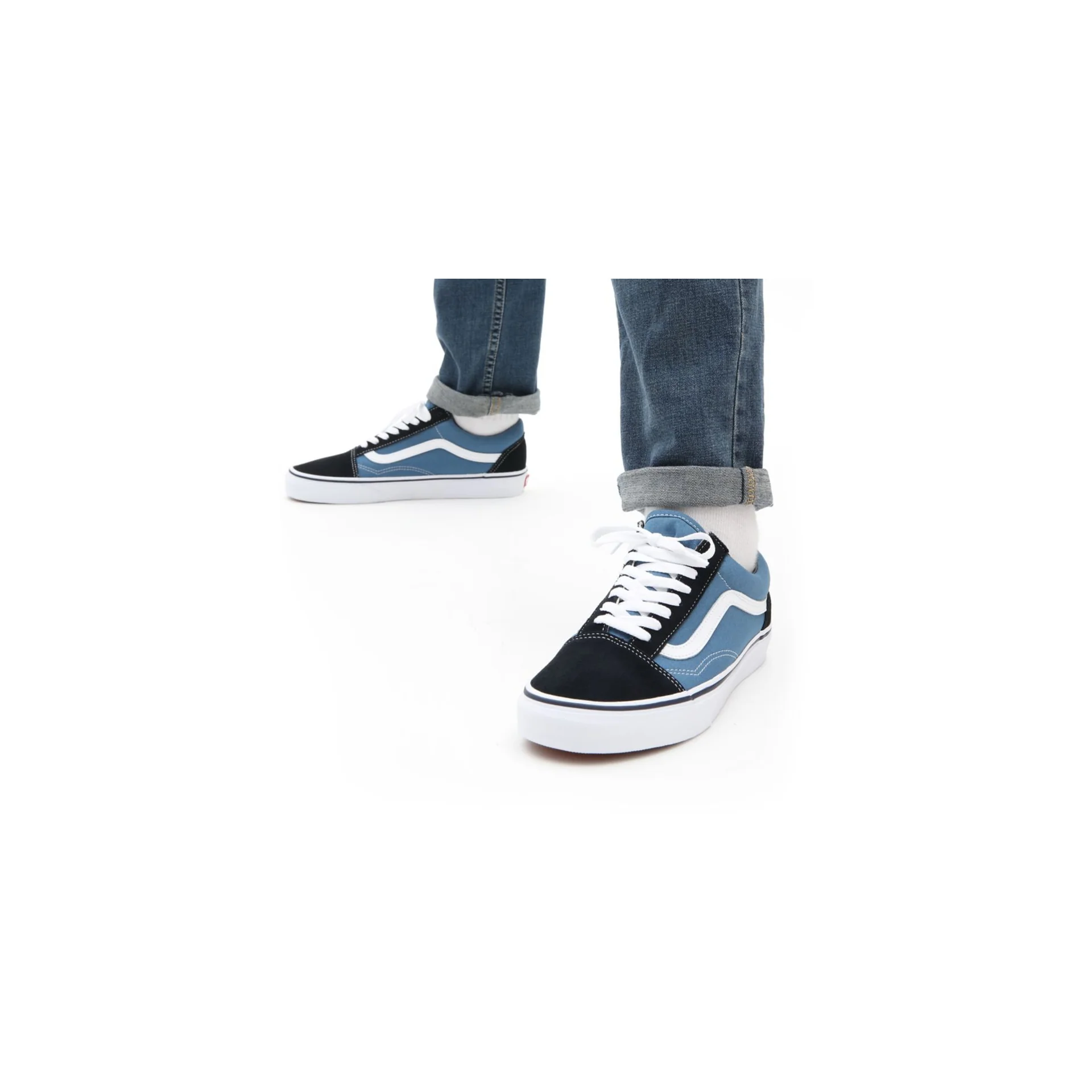 Vans Unisex Old Skool Shoes - Navy - Image 4