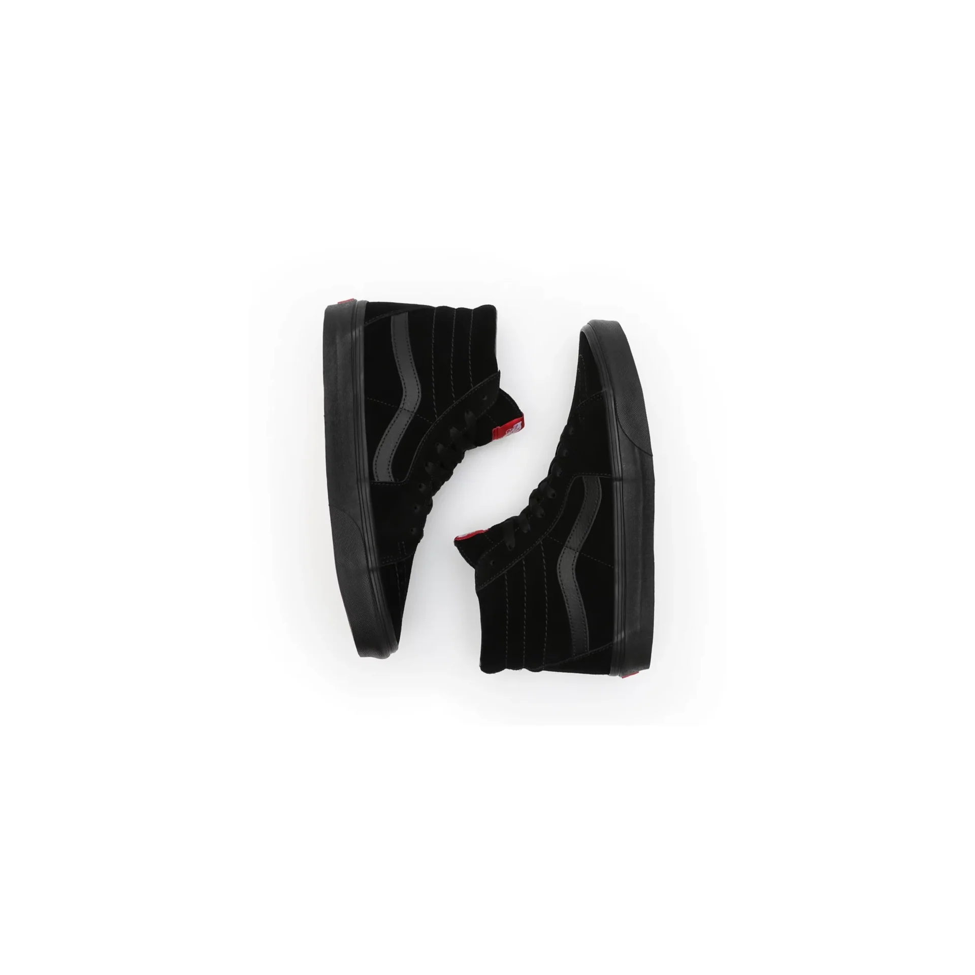 Vans Unisex SK8 Hi Shoes - All Black - Image 3