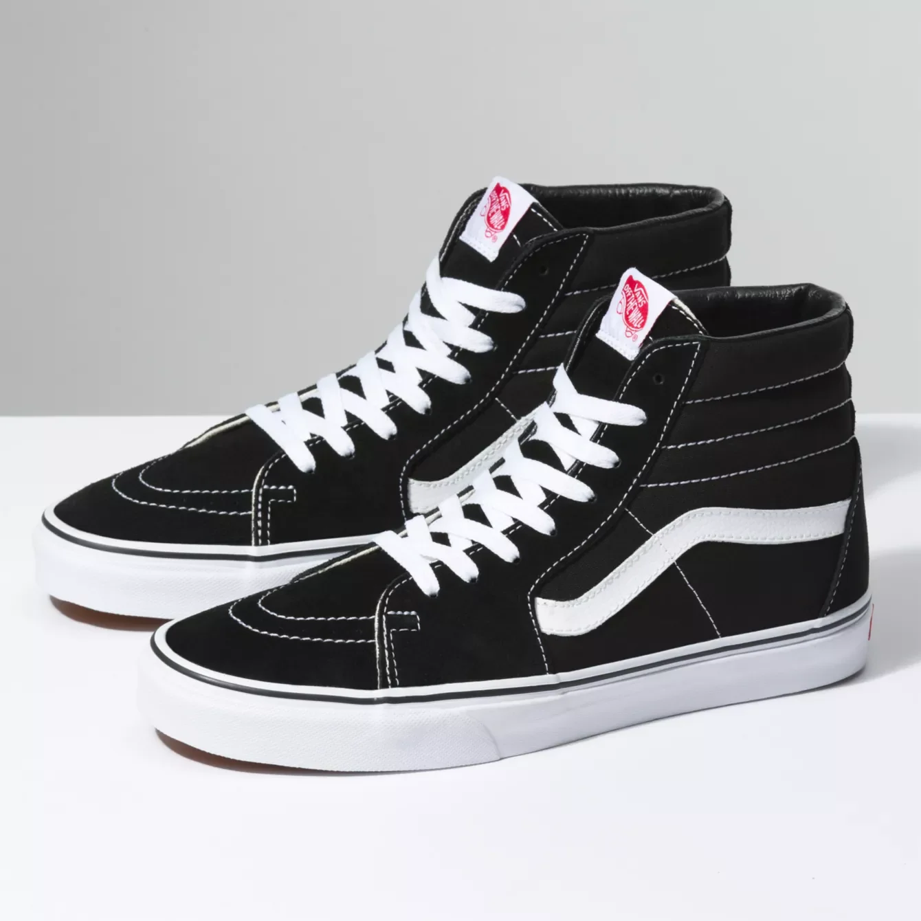 Vans Unisex Sk8-Hi Shoes - Black / White - Image 5