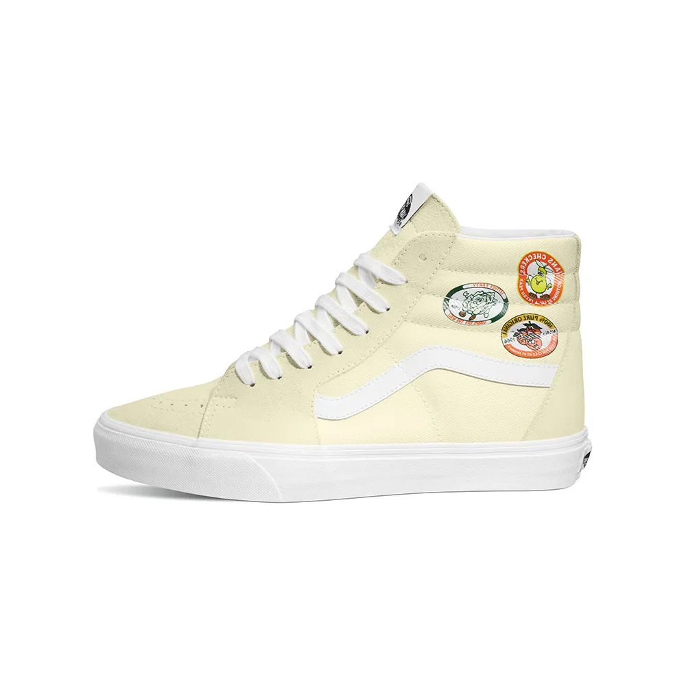 Vans Unisex Sk8 Hi Shoes - Yellow / White - Image 2