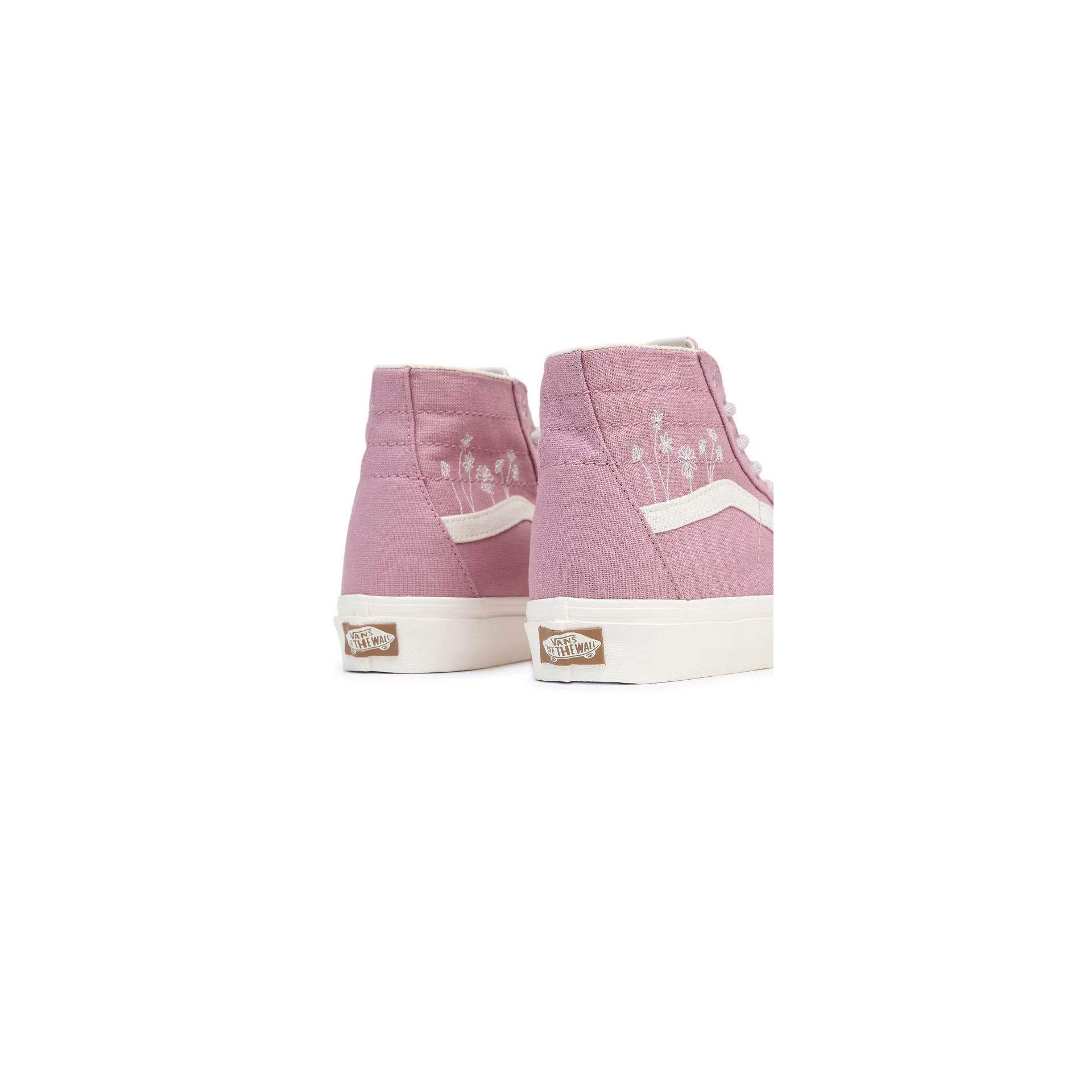 Vans Unisex SK8-HI Tapered Shoes - Pink / White - Image 7