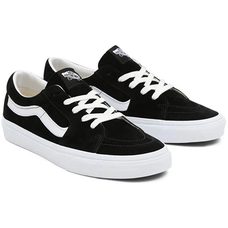 Vans Unisex Vintage Sport Sk8 Low Shoes - Black / True White - Image 2